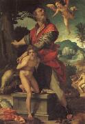 Andrea del Sarto The Sacrifice of Abraham oil on canvas